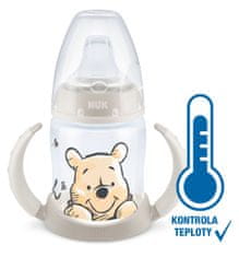 Nuk Učna steklenička Disney-Bear Winnie the Pooh z uravnavanjem temperature 150 ml bež
