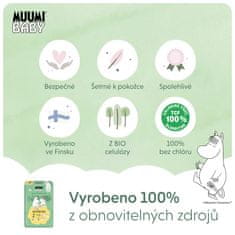 MUUMI BABY 2 Newborn 3-6 kg (174 kosov), mesečni paket eko plenic