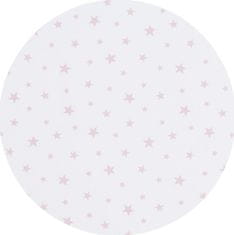Chipolino Zložljiva vzmetnica 120x60 cm Bela, prašek zvezde