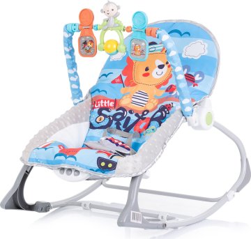 Chipolino Vibracijski 2v1 Baby Spa Blue