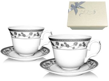 Bella Fiore Chapo 250ml porcelan set 2pcs FRANCESCA TR-1805
