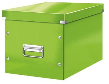 Leitz Click&amp;Store kvadratna škatla, velikost L (A4), zelena