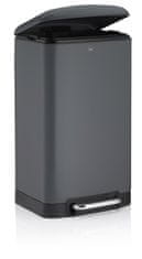 Kela Koš za smeti Davino temno siv 30l KL-10909