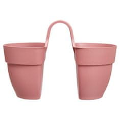 Elho Cvetlični lonec Vibia Campana Cvetlični dvojček - prašno roza 21 cm