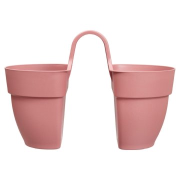Elho Cvetlični lonec Vibia Campana Cvetlični dvojček - prašno roza 21 cm