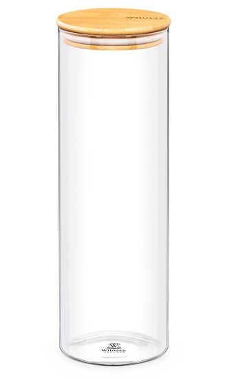 Wilmax kozarec z bambusovim pokrovom JAR Z Bambusovim pokrovom 10 X 30,5 CM 2000 ML