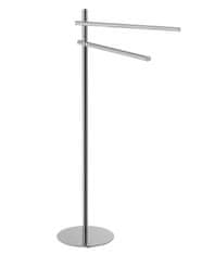 Gedy Samostoječi večkraki stojalo za brisače CIRCE, kvadratni krom, 200x778x392 mm