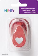em HEYDA dekorativni luknjač velikost S - srce 1,7 cm