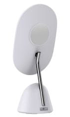Immax LED kozmetično ogledalo FACE 3v1/ stojalo s polnjenjem Qi/ 18W/ 70lm/ DC 12V/1,5A/ belo
