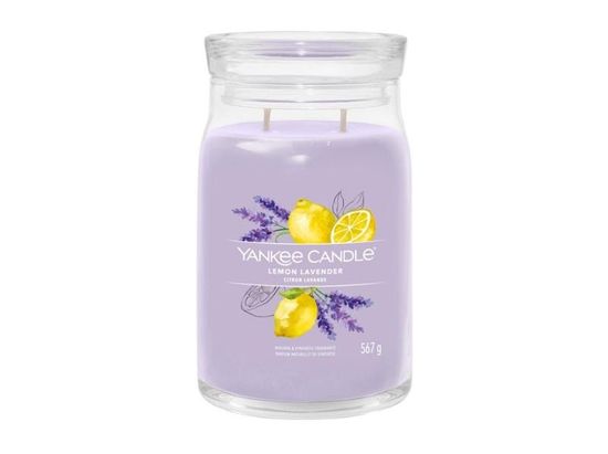 Yankee Candle Sveča Lemon Lavender 567g / 2 knota (Signature large)