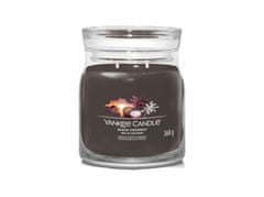 Yankee Candle Črna kokosova sveča 368g / 2 knota (Signature medium)