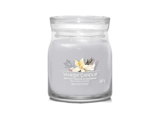 Yankee Candle Sveča Smoked Vanilla & Cashmere 368g / 2 knota (Signature medium)