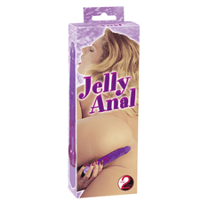 Vijolični gelski analni vibrator - Jelly Anal Purple 7 programov