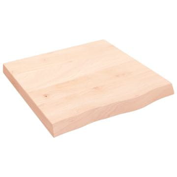 Vidaxl Kopalniški pult 60x60x(2-6) cm neobdelan trden les
