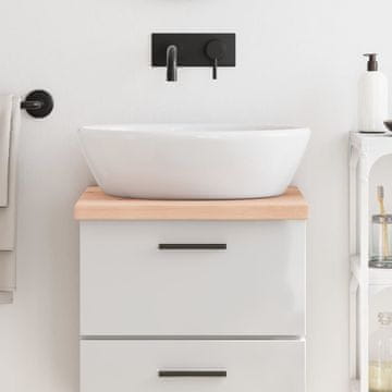 Vidaxl vidaXL Kopalniški pult 40x50x(2-4) cm neobdelan masiven les