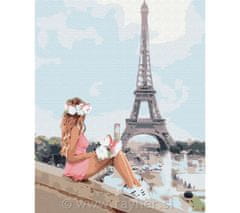Slikanje po številkah Girl in Paris