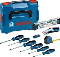 BOSCH Professional 11-delni profesionalni komplet ročnih orodij v kovčku (0615990N2R)