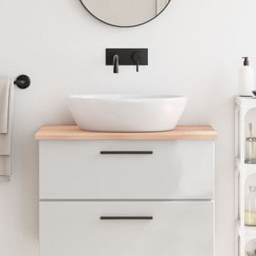 Vidaxl vidaXL Kopalniški pult 80x60x2 cm neobdelan masiven les