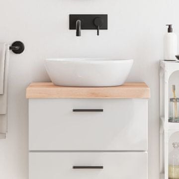 Vidaxl vidaXL Kopalniški pult 60x40x(2-6) cm neobdelan masiven les