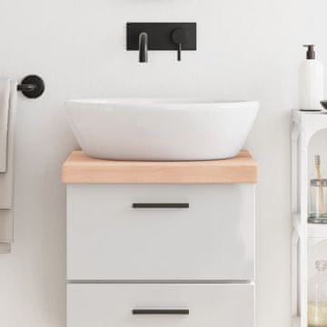 Vidaxl vidaXL Kopalniški pult 40x60x(2-6) cm neobdelan masiven les