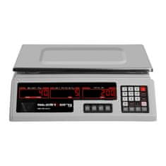BE Kontrolna tehtnica 330x240mm napajalnik + baterija 40kg / 2g - bela