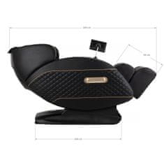Volino Lux standard Black električni masažni stol