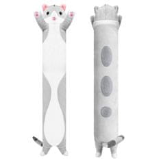 Aga4Kids Plišasti vzglavnik Cat Grey 50 cm