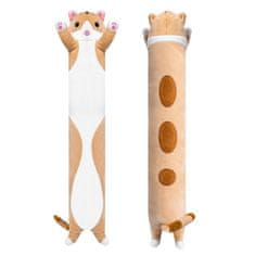 Aga4Kids Plišasta blazina Mačka Rjava 50 cm
