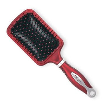 TOP CHOICE Vrhunski dodatki za lase, ekskluzivna ravna krtača za lase, srebrna/bordo 62124-01