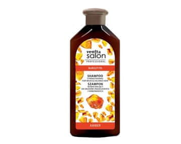 shumee VENITA Salon Professional krepilni šampon za poškodovane in barvane lase - jantarjeva 500 ml