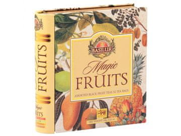 Basilur BASILUR - Zmešan čaj iz črnega sadja v vrečkah, v okrasni pločevinki, 32x2g 1 kosi