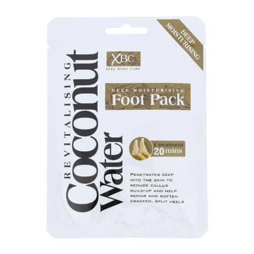 Xpel Coconut Water Deep Moisturising Foot Pack vlažilna maska za stopala 1 kos