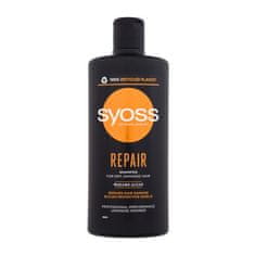 Syoss Repair Shampoo 440 ml šampon za suhe in poškodovane lase za ženske