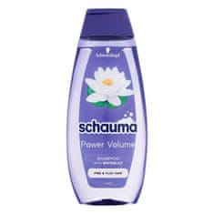 Schwarzkopf Schauma Power Volume Shampoo 400 ml šampon za povečanje volumna las z izvlečkom vodne lilije za ženske