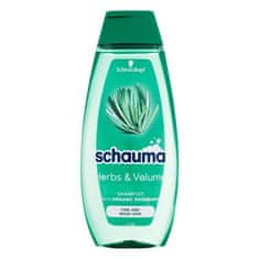 Schwarzkopf Schauma Herbs & Volume Shampoo 400 ml šampon z rožmarinom za povečanje volumna las za ženske