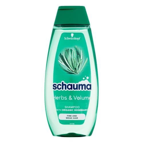 Schwarzkopf Schauma Herbs & Volume Shampoo šampon z rožmarinom za povečanje volumna las za ženske