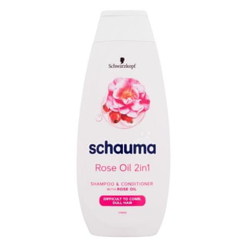 Schwarzkopf Schauma Rose Oil 2in1 šampon in balzam za večji sijaj in enostavno razčesavanje za ženske