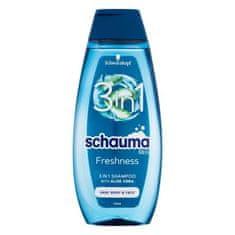 Schwarzkopf Schauma Men Freshness 3in1 400 ml večnamenski šampon z aloe vero za moške