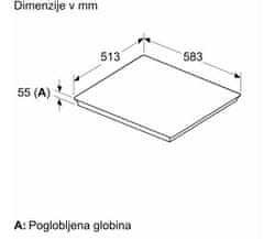 Bosch PIX645HC1E Flex indukcijska kuhalna plošča