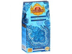 Basilur BASILUR Frosty Afternoon - Cejlonski listnati črni čaj z dodatkom beluševih in modrih cvetov, mareli in pomaranče, 100 g 1 kosi