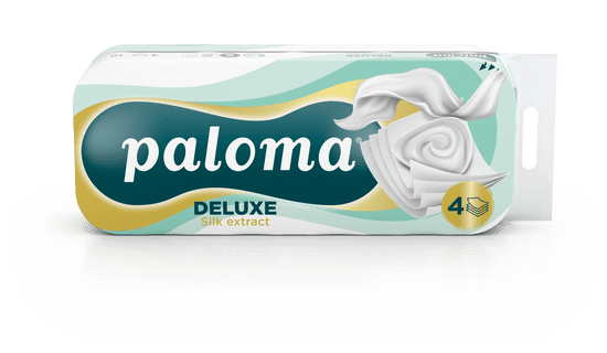 Paloma Deluxe Sensitive Silk toaletni papir, 10 kosov