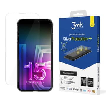 shumee Apple iPhone 15 Plus - 3mk srebrna zaščita+