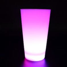 Sofistar Svetleči kozarci z RGB LED lučmi, 6 barv, 450ml, ABS plastika, za bare in zabave