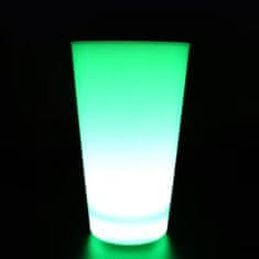 Sofistar Svetleči kozarci z RGB LED lučmi, 6 barv, 450ml, ABS plastika, za bare in zabave