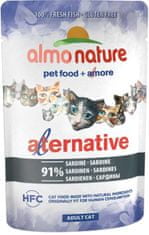 ALMO Nature Alternative kapsule za mačke. sardine 55g