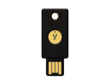 Yubico Security Key NFC varnostni ključ, FIDO2 U2F, USB-A, črn