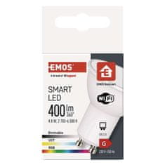Emos GoSmart pametna LED žarnica MR16, 4,8 W, 400 lm, GU10, WiFi