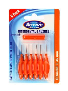 shumee Čistila za zobe Beauty F Active d/space 6 kosov 0,45 mm