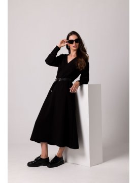 BeWear Ženska maxi obleka Claudas B267 črna