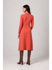 BeWear Ženska maxi obleka Colgrellam B266 opečnato rdeča XL